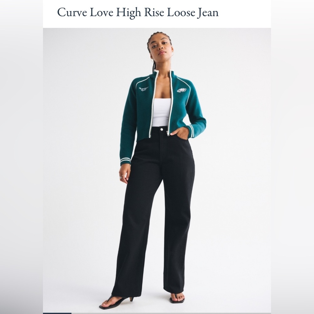 Abercrombie Curve Love Loose Jean